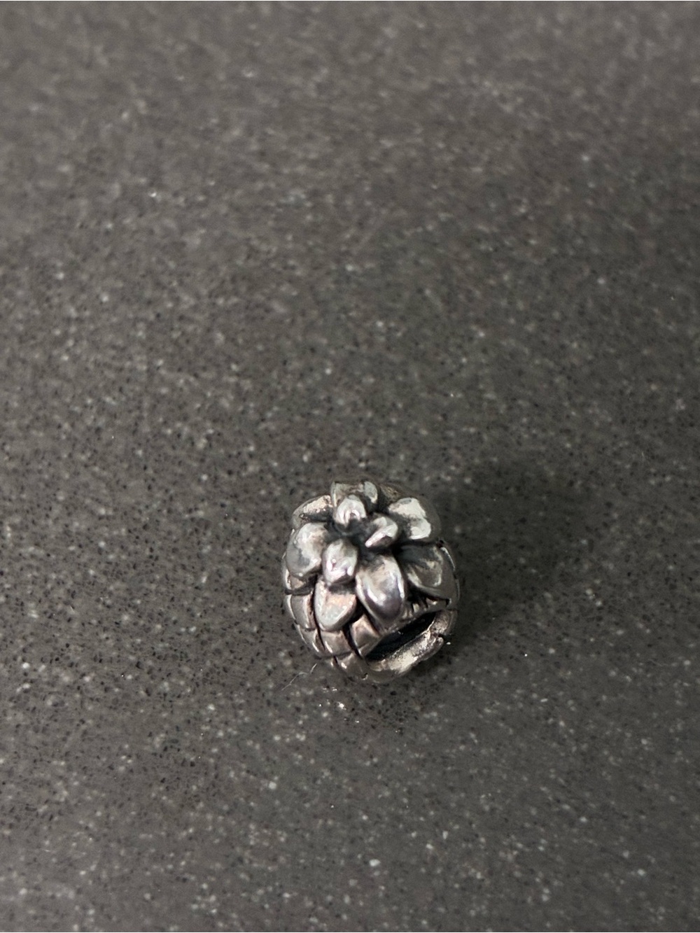 Pandora Sterling Silver Pineapple Charm - Slide Bead - Retired